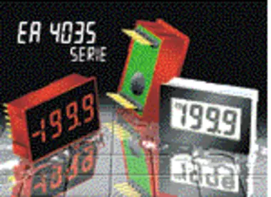 Splashproof meters from DISPLAY VISIONS