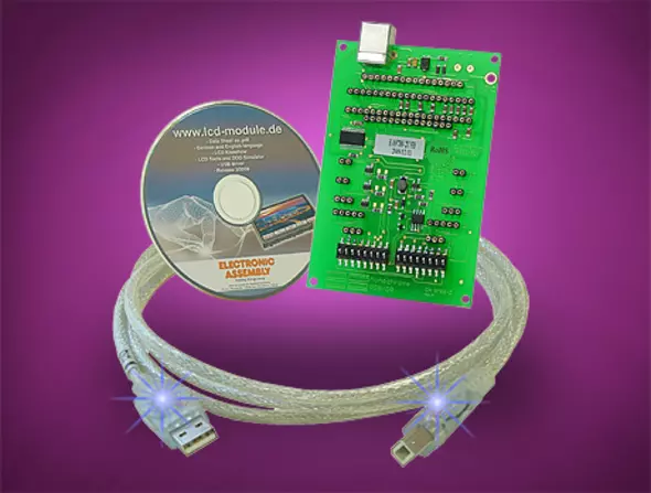 USB test board for EA DOG Displays, Text and Graphic USB test board for EA DOG Displays, Text and Graphic