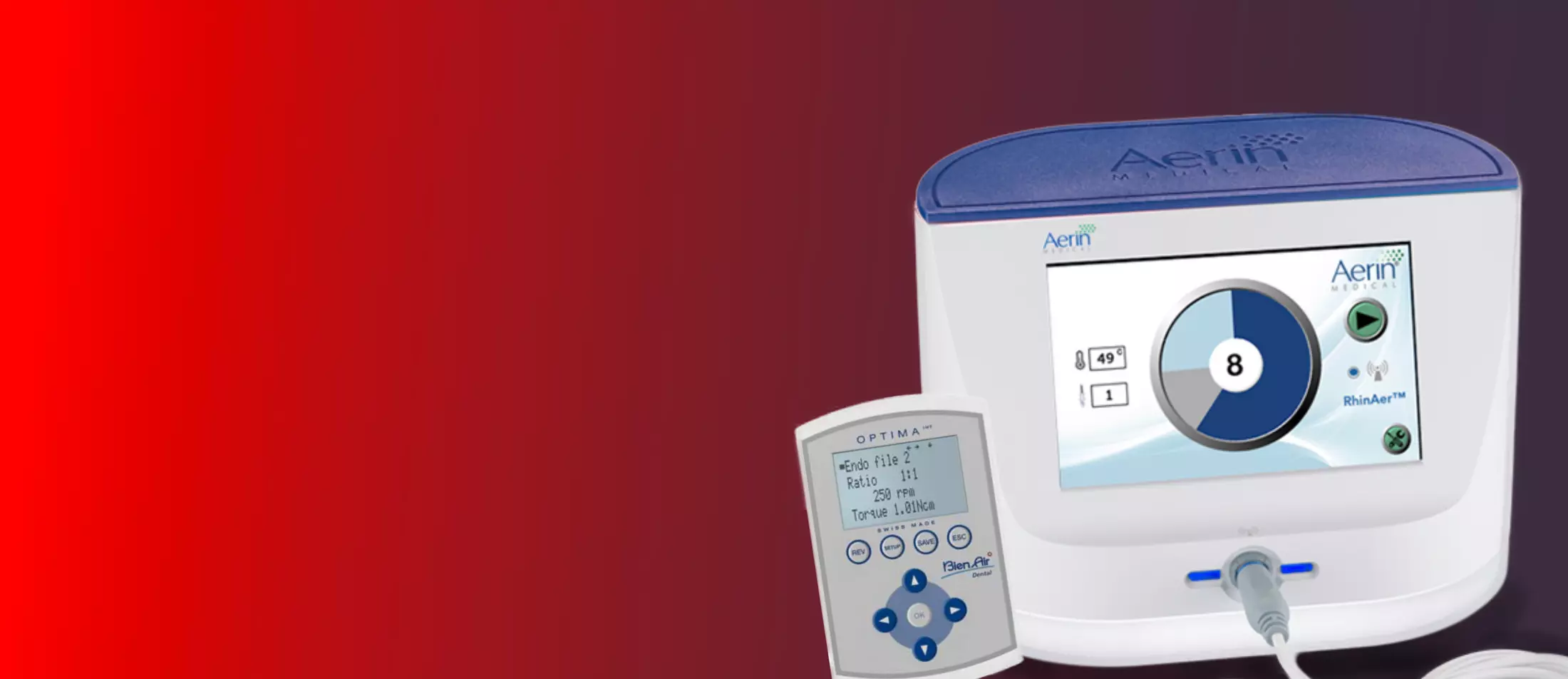 Displays for medical technology