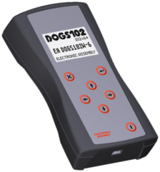 EA DOGS102 mounted in Bopla Case including µC board EA DOGS102 mounted in Bopla Case including µC board