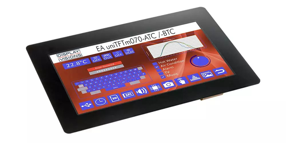 7" low-cost HMI solution