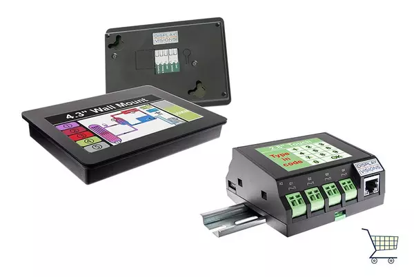 Small control with satellite displays Small control with satellite displays