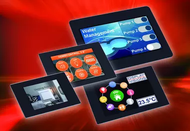 Smart Touch Displays uniTFTs from EA