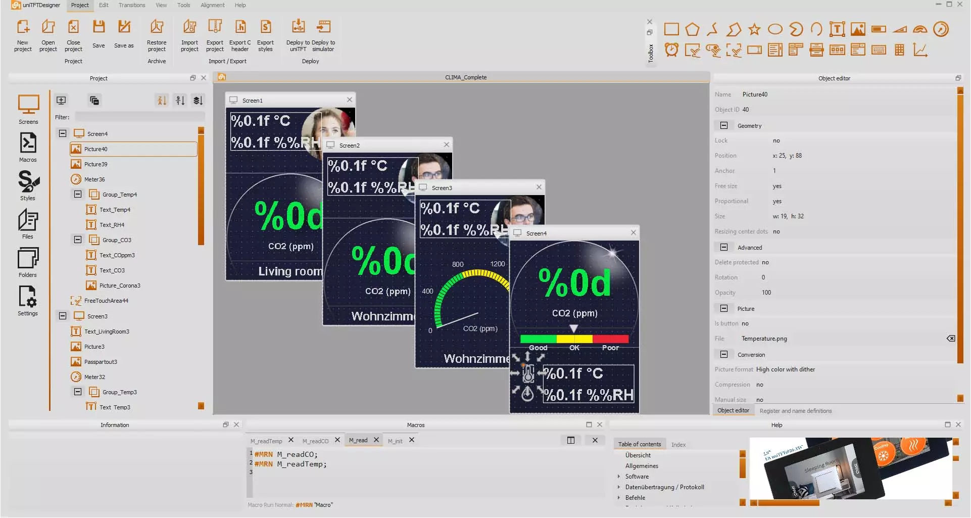 Incl. WYSIWYG tool for Windows