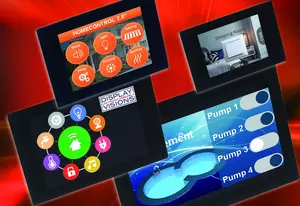 Small control unit with colour display Small control unit with colour display