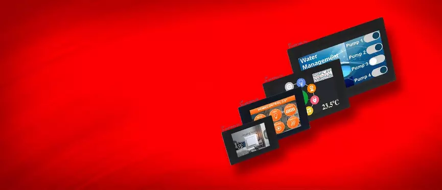 mini HMI with Touchpanel and built-in intelligence to control: uniTFTs Displays mini HMI with Touchpanel and built-in intelligence to control: uniTFTs Displays