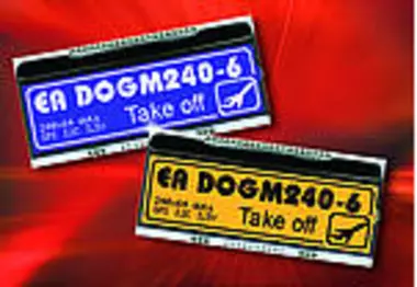 Display 240 x 64 for 19 inch applications graphic display