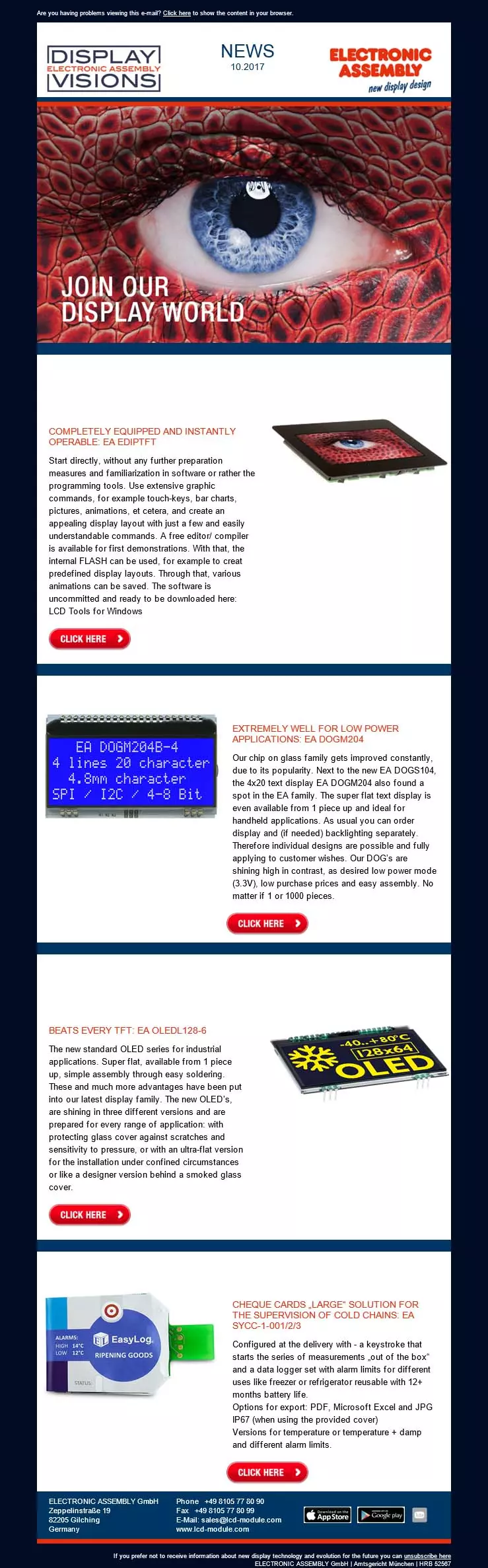 Newsletter 2017/10 DOGM204-A Newsletter 2017/10 DOGM204-A