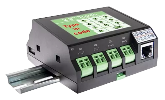 Compact PLC with 2.8" Touchdisplay Compact PLC with 2.8" Touchdisplay