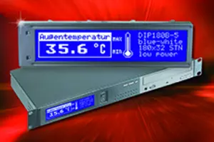 Fast LCD graphics module in widescreen format Fast LCD graphics module in widescreen format