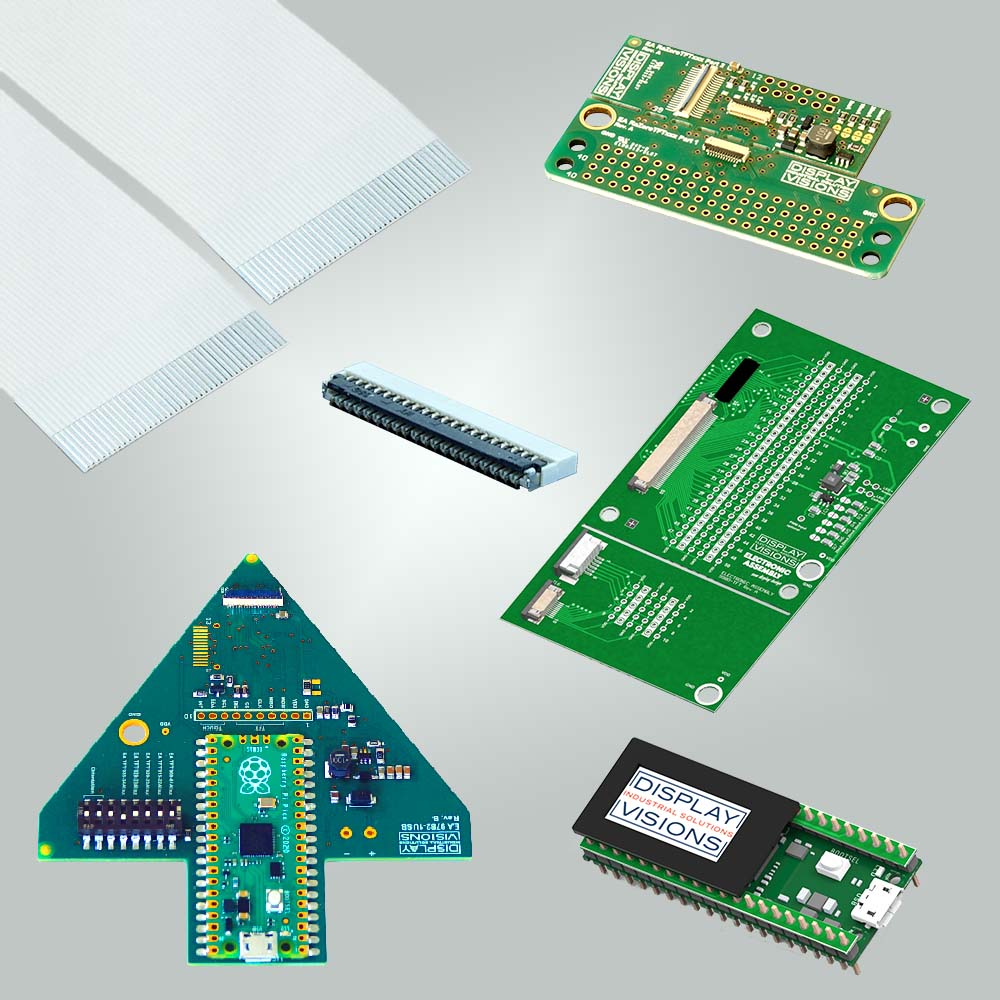 Adapter board for TFT / IPS displays, interface also for touch