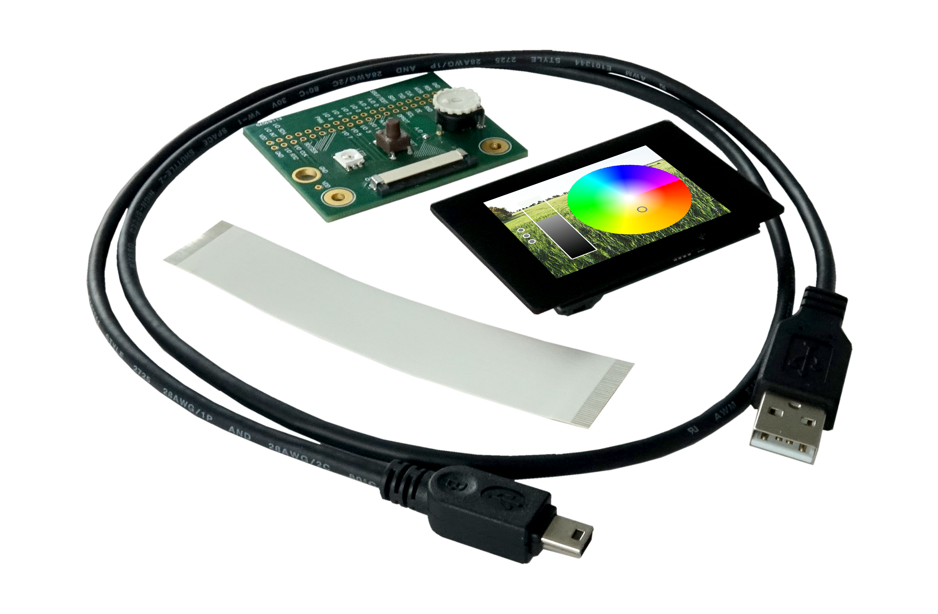 Built-in Industrial displays from ELECTRONIC ASSEMBLY, long availability, also available in small quantities