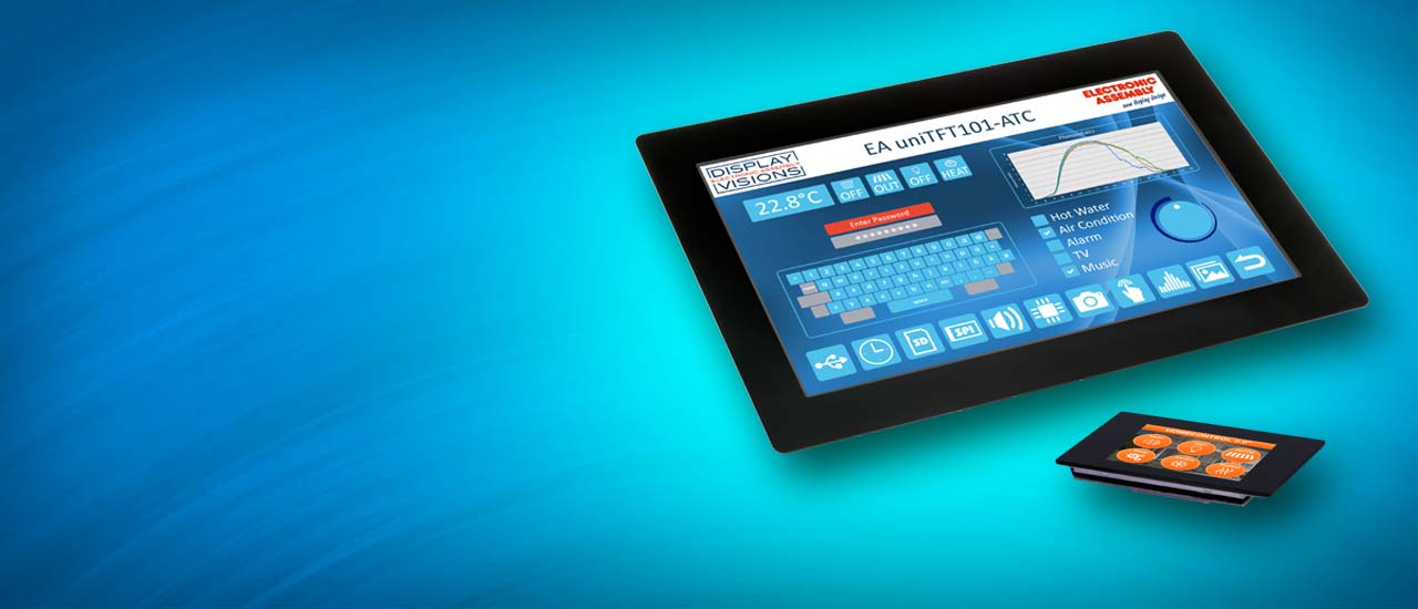 Resistive touch screen modules as HMI